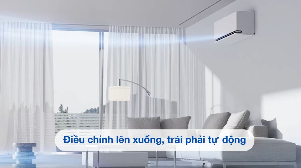 Máy lạnh LG Inverter 1.5 HP IDC12M1 - Cơ chế thổi gió