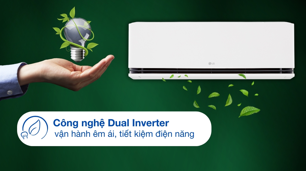 Máy lạnh LG Inverter 2 HP IDC18M1 - Công nghệ tiết kiệm điện