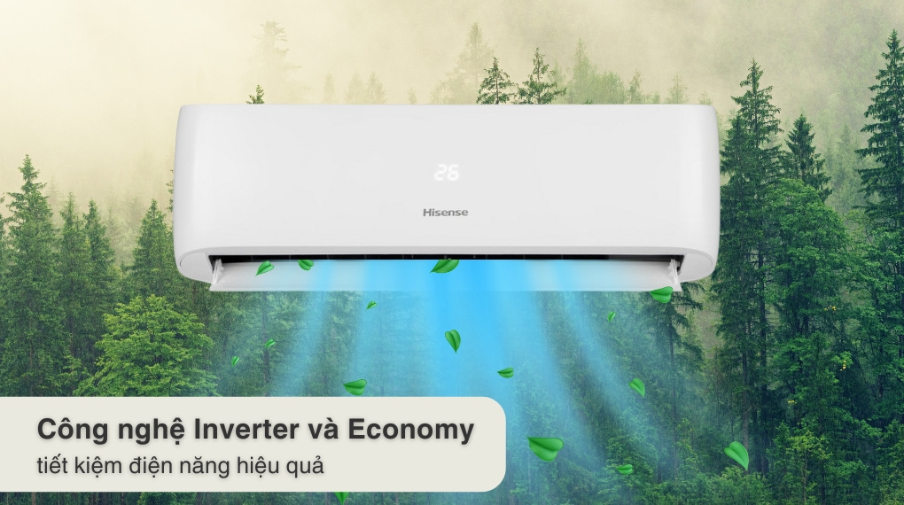 Máy lạnh Hisense Inverter 1 HP AS-10TR4RLRCA00 - Công nghệ Inverter