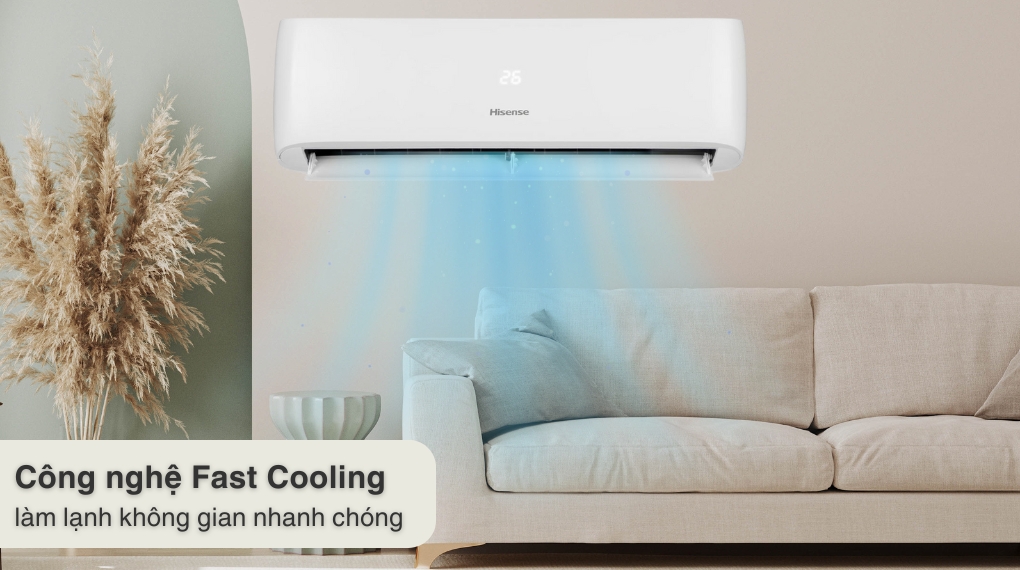 Máy lạnh Hisense Inverter 1.5 HP AS-12TR4RLRCA00 - Công nghệ làm lạnh