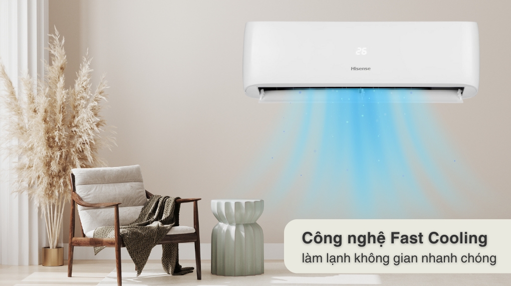 Máy lạnh Hisense Inverter 2 HP AS-18TR4RMSCA01 - Công nghệ làm lạnh