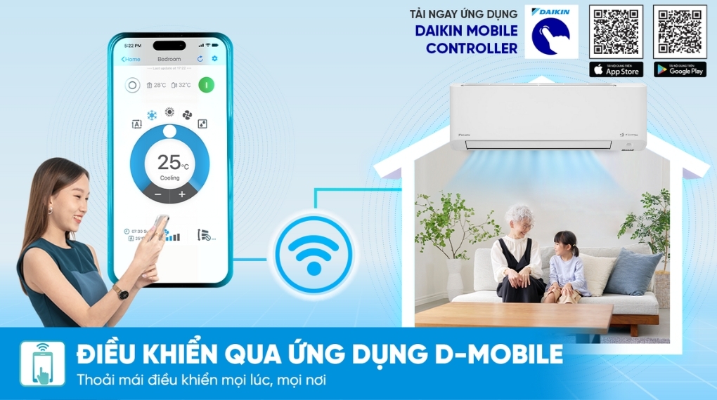 Máy lạnh Daikin Inverter 2.5 HP FTKY60ZVMV - Tiện ích