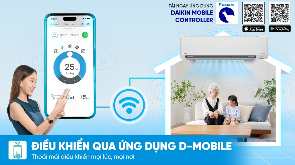 Máy lạnh Daikin Inverter 3 HP FTKY71ZVMV - Tiện ích