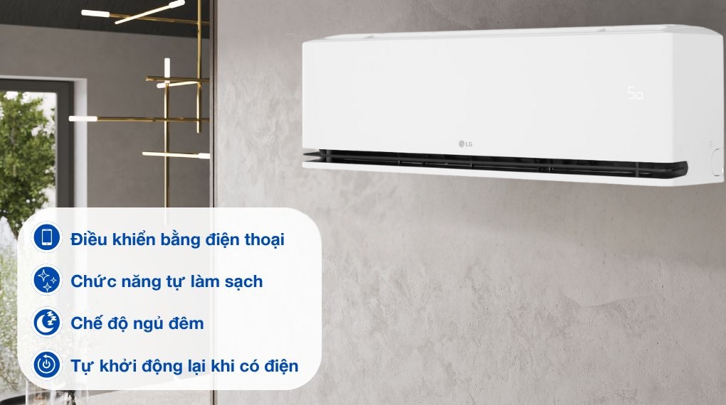 Máy lạnh LG Inverter 2 chiều 1.5 HP IDH12M1 - Tiện ích