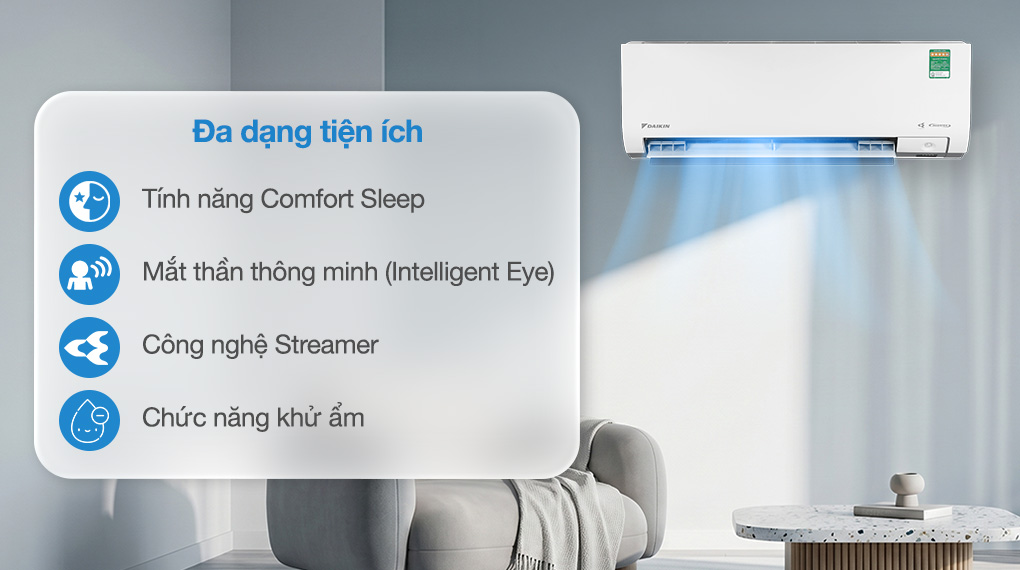 Máy lạnh Daikin Inverter 1 HP FTKM25AVMV 