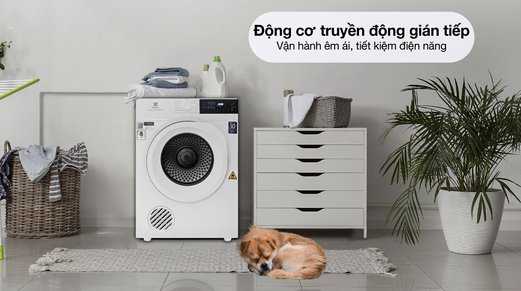 Động cơ - Máy sấy thông hơi Electrolux UltimateCare 8 kg EDV804H3WC Động cơ - Máy sấy thông hơi Electrolux UltimateCare 8 kg EDV804H3WC