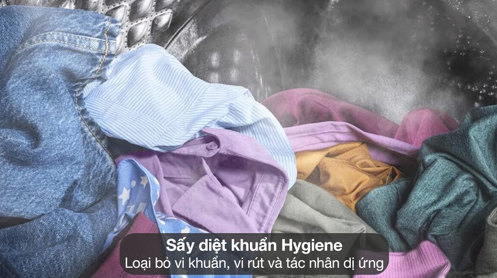 Sấy diệt khuẩn Hygiene - Máy sấy thông hơi Electrolux UltimateCare 9 kg EDS904N3SC