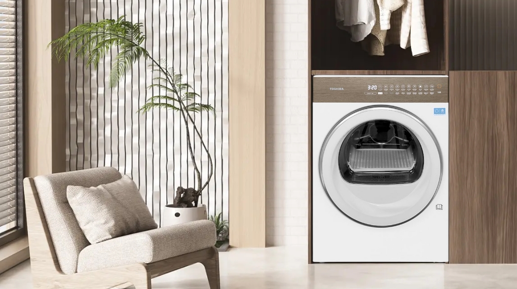 Máy sấy bơm nhiệt Toshiba 8 kg TD-T37BS90HWV(WT) - Thiết kế