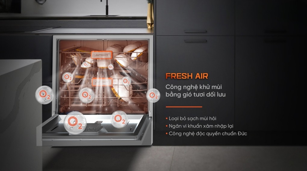 Máy rửa chén độc lập Junger Leopard DWJ-100 - Fresh Air