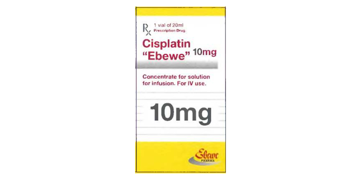 Dung dịch tiêm Cisplatin Ebewe 10mg/20ml điều trị ung thư phổi