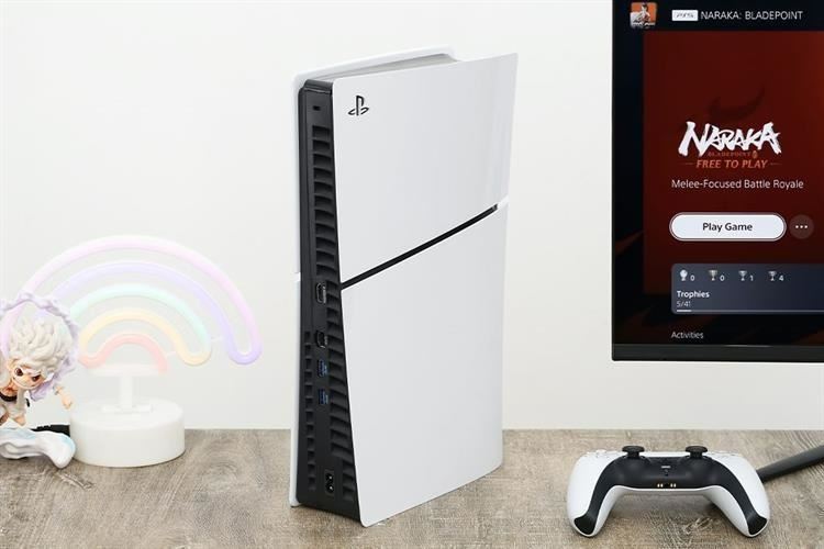 Máy chơi game Sony PlayStation 5 Slim ASIA-00497 2 tay cầm Màu Trắng