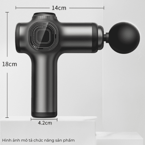 Máy massage cầm tay mini JMQ-J8 Màu Đen