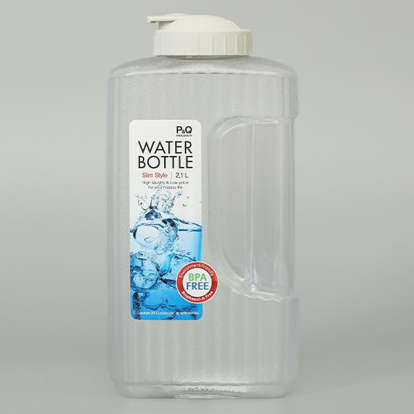 Bình đựng nước nhựa 2100 ml Lock&Lock HAP736 - Trắng Màu Trắng