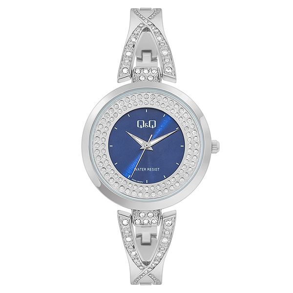 Đồng hồ Q&Q 38 mm Nữ F03A-003PY Màu Bạc