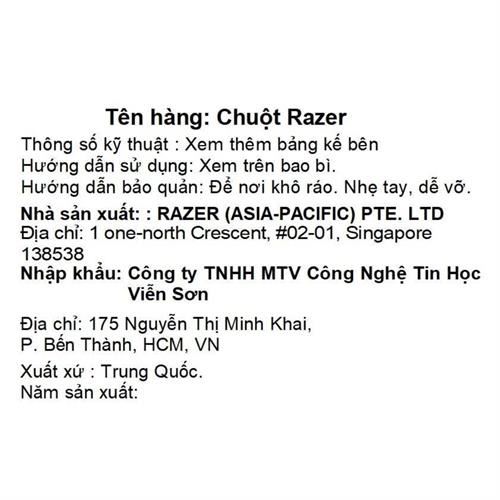 Chuột không dây Gaming RAZER Orochi V2 - Trắng Màu Trắng