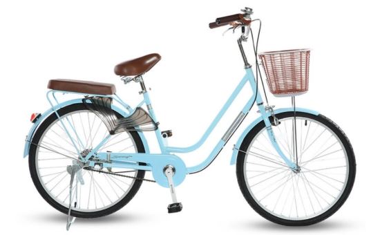 Xe Đạp Đường Phố City Thống Nhất LD 24-02 24 inch Màu Xanh da trời