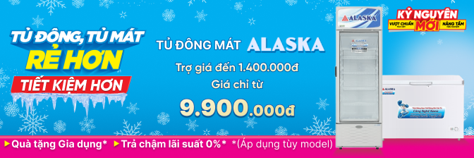 Tủ đông mát ALASKA