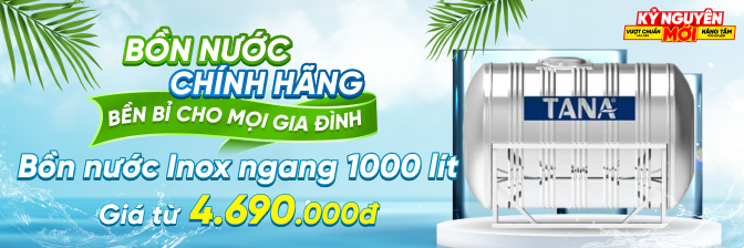 Bồn Nước Ngang Inox