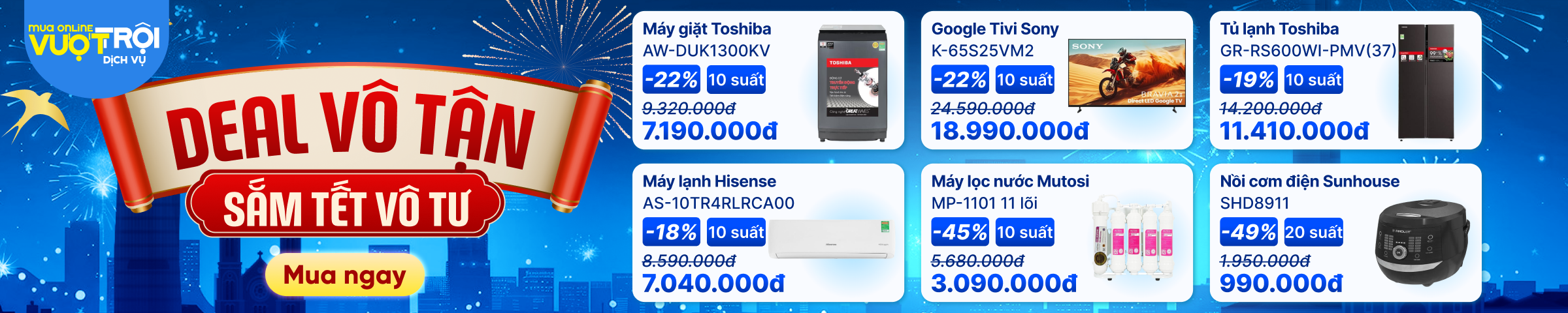 Banner Big Campaign Trang chủ