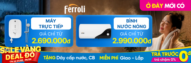 Máy nước nóng Ferroli 2025