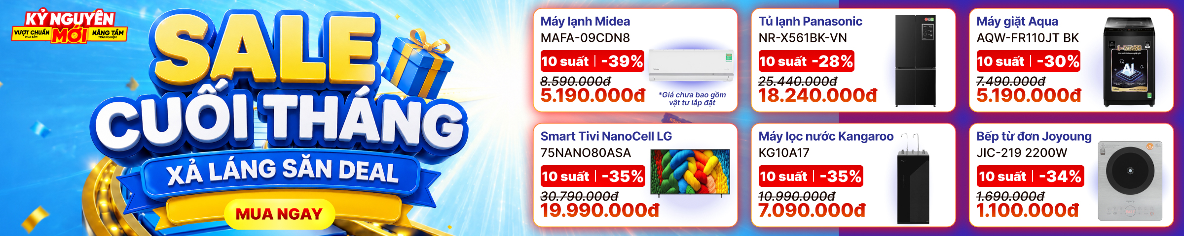 Banner Big Campaign Trang chủ