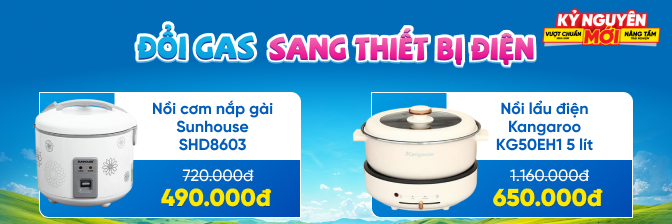 Desk - Banner đổi gas