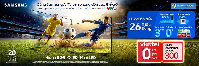 banner slide tivi samsung
