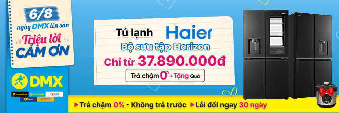 banner slide haier trang cate
