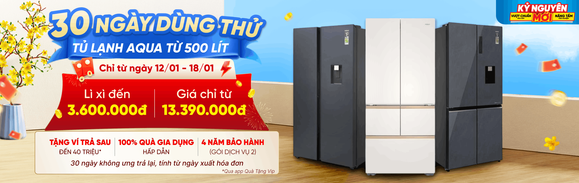 30 NGÀY DÙNG THỬ TỦ LẠNH AQUA TỪ 500 LÍT
