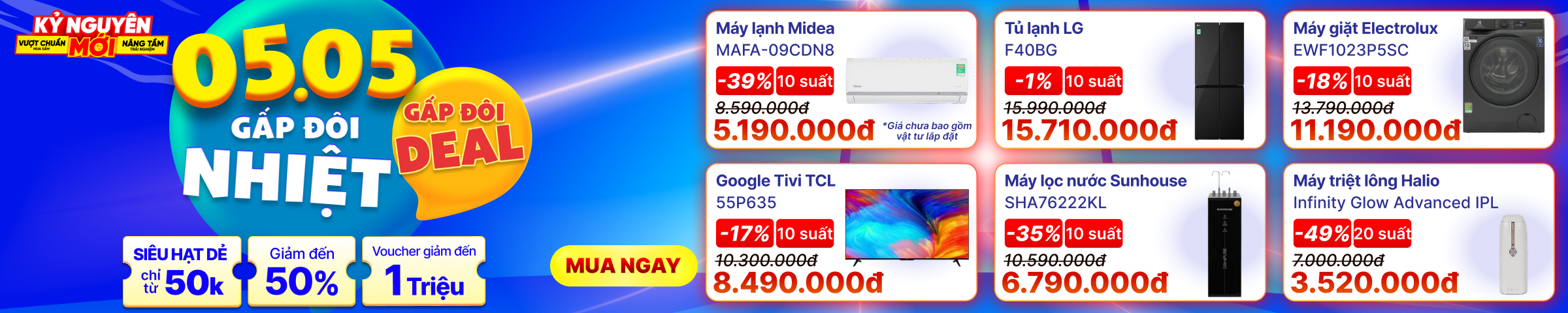 Banner Big Campaign Trang chủ