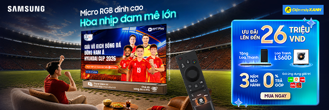 banner slide tivi samsung