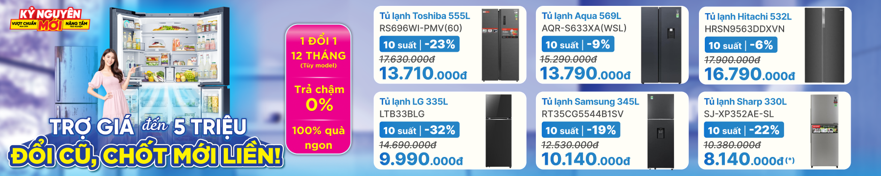 BANNER BIG TỦ LẠNH