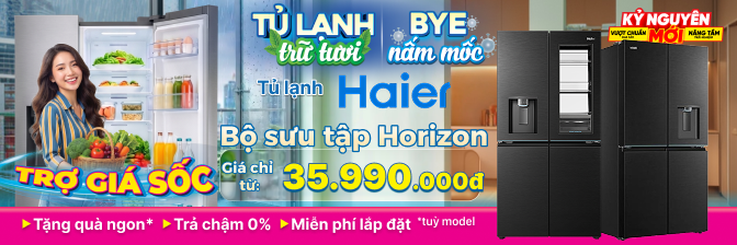 banner slide haier trang cate