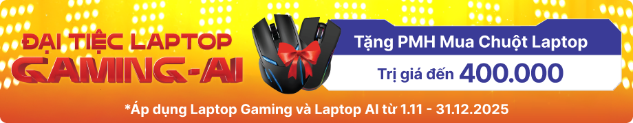 Đại tiệc Laptop Gaming - AI