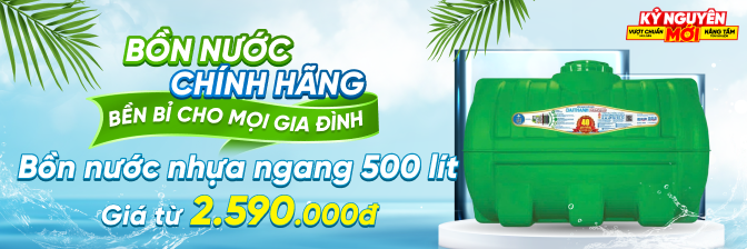 Bồn Nước Ngang Nhựa