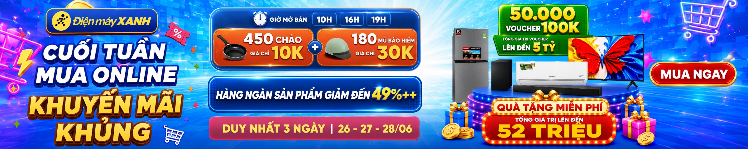 Banner Big Campaign Trang chủ