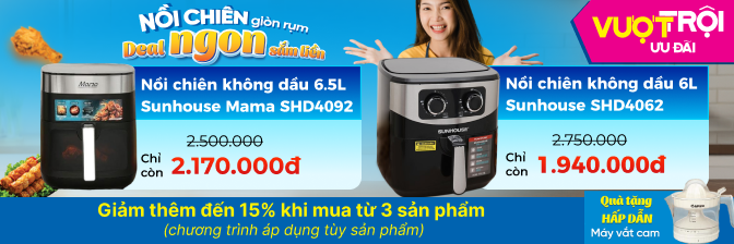 Nồi chiên hãng Sunhouse