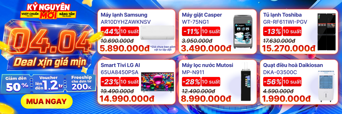 Banner Big Campaign Trang chủ