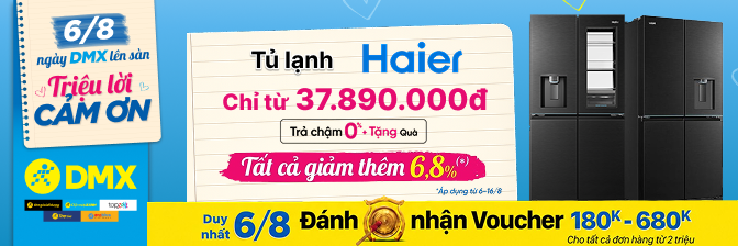 banner slide haier trang cate