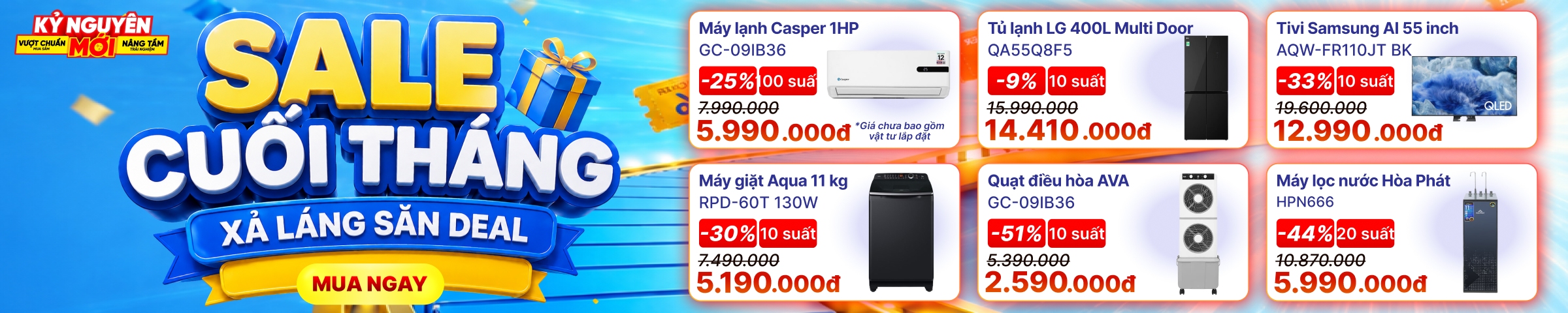 Banner Big Campaign Trang chủ