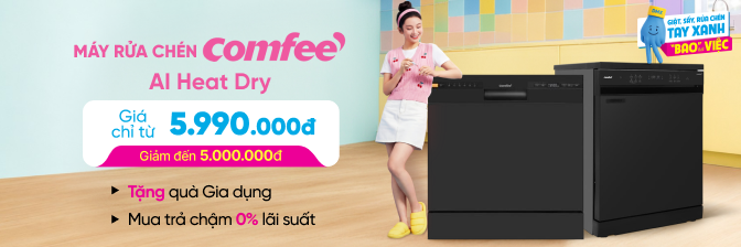 Máy rửa chén comfee