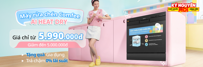 Máy rửa chén comfee