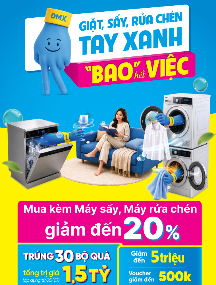 Thách thức mùa mưa - Giặt sấy khô nhanh