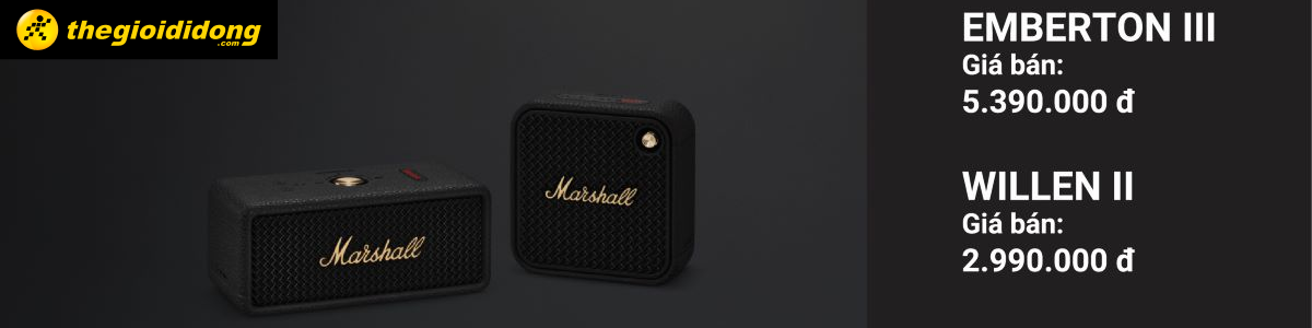 Loa Marshall Bluetooth Thiết Kế Cổ Điển, Âm Thanh Mạnh Mẽ  - 10/2024