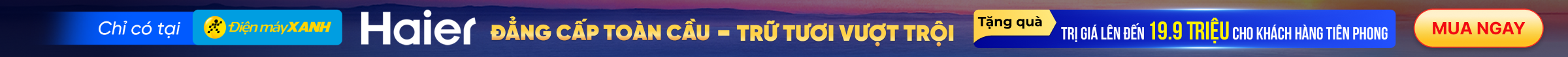 BANNER TOPBAR HAIER PRE-ORDER