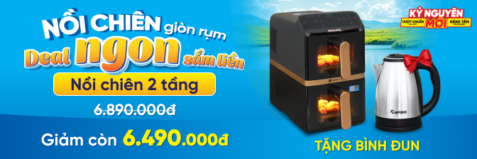 banner slide nồi chiên