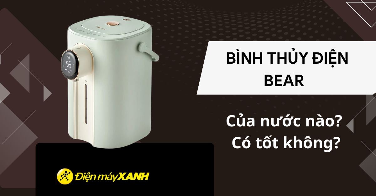 Bình thủy điện Bear của nước nào? Có tốt không?