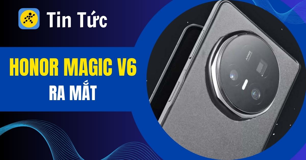 HONOR Magic V6 ra mắt tại MWC 2026: Pin 7.150 mAh lớn nhất giới smartphone gập