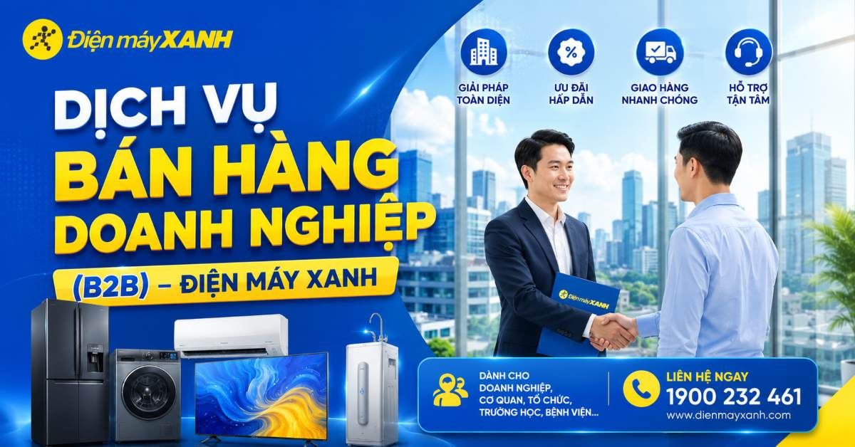 DỊCH VỤ BÁN HÀNG DOANH NGHIỆP (B2B) – ĐIỆN MÁY XANH