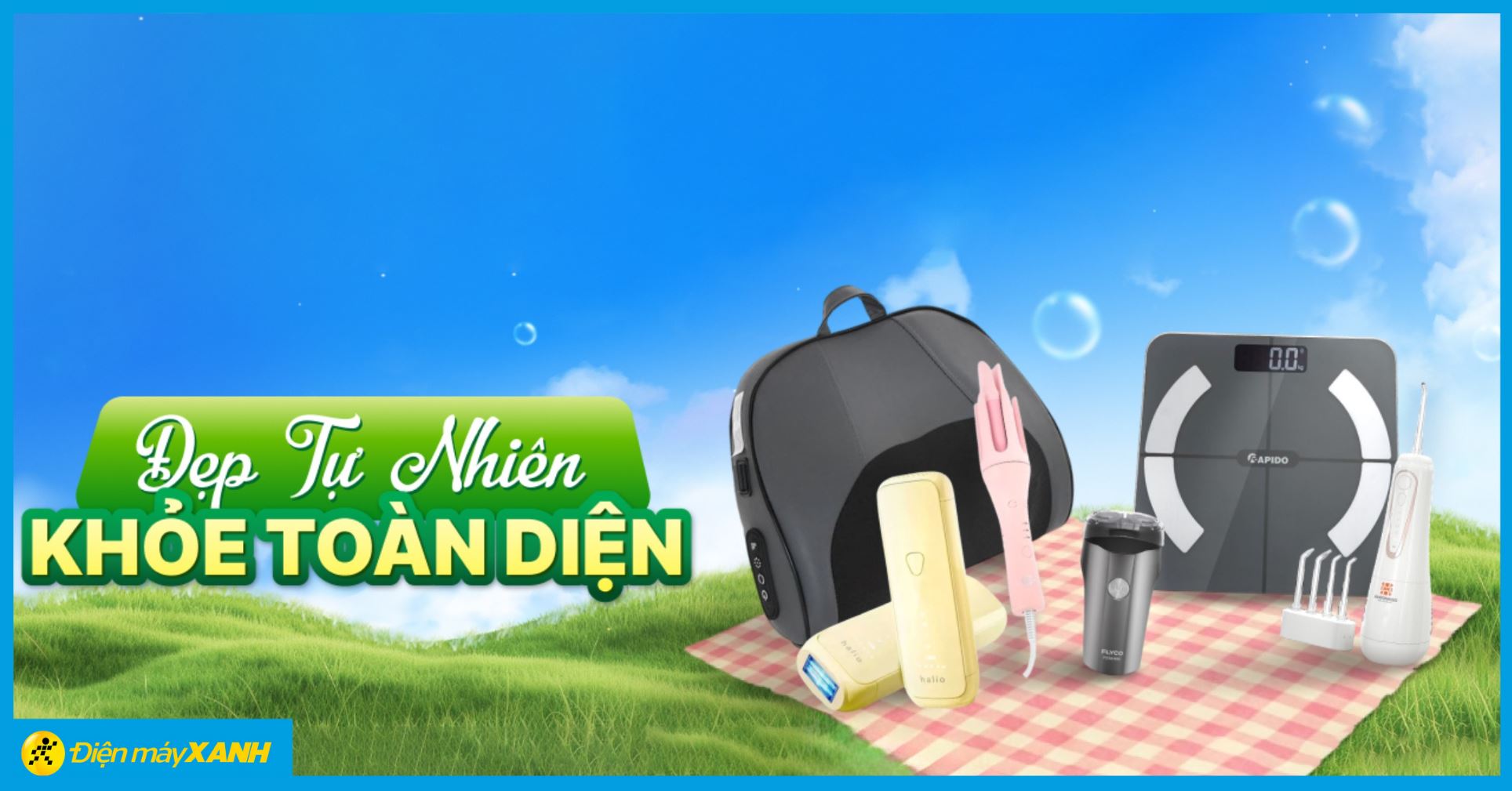 Đẹp xinh - Deal xịn: Săn sale thiết bị làm đẹp, sức khỏe chính hãng giảm sâu tại Điện máy XANH!